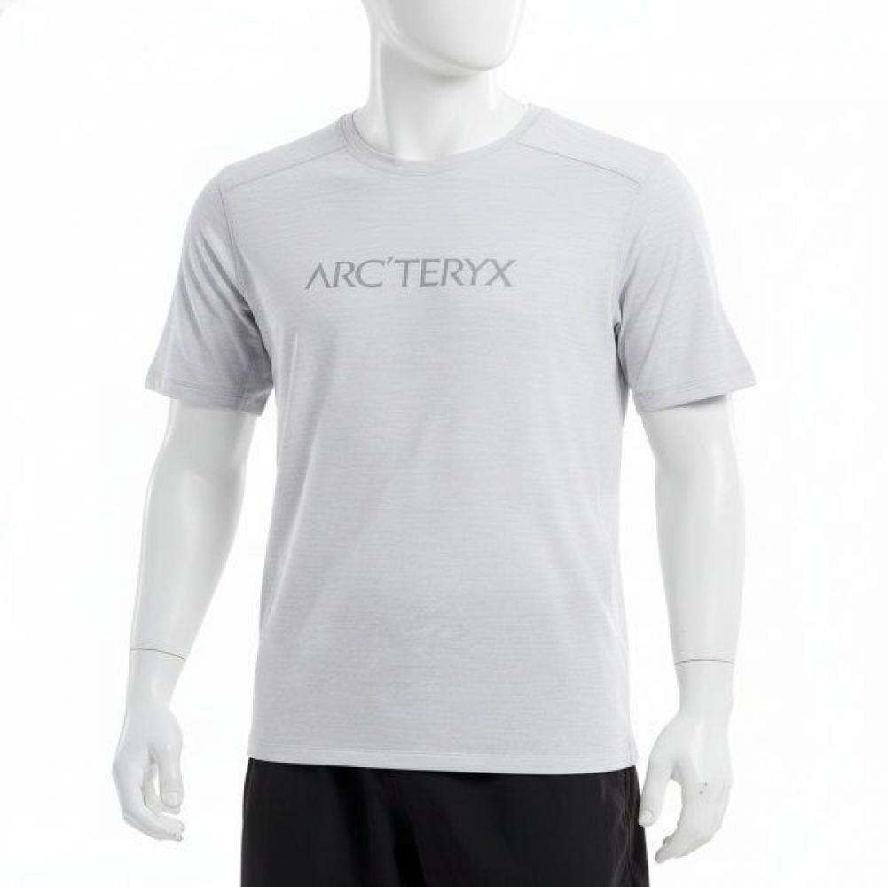 Arc Teryx 25 Ionia Merino Wool Arc Word Logo Ss Men Atpsm07733sog SOLITUDE HEATHER / VOID/XXL (around 115)
