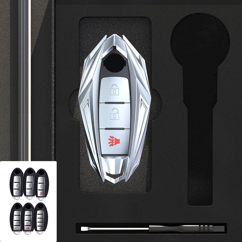 High-Quality Car Key Case Cover For Nissan Leaf Micra Qashqai J11 J10 X Trail T32 Versa Note Patrol Key Fob Cover Accessories