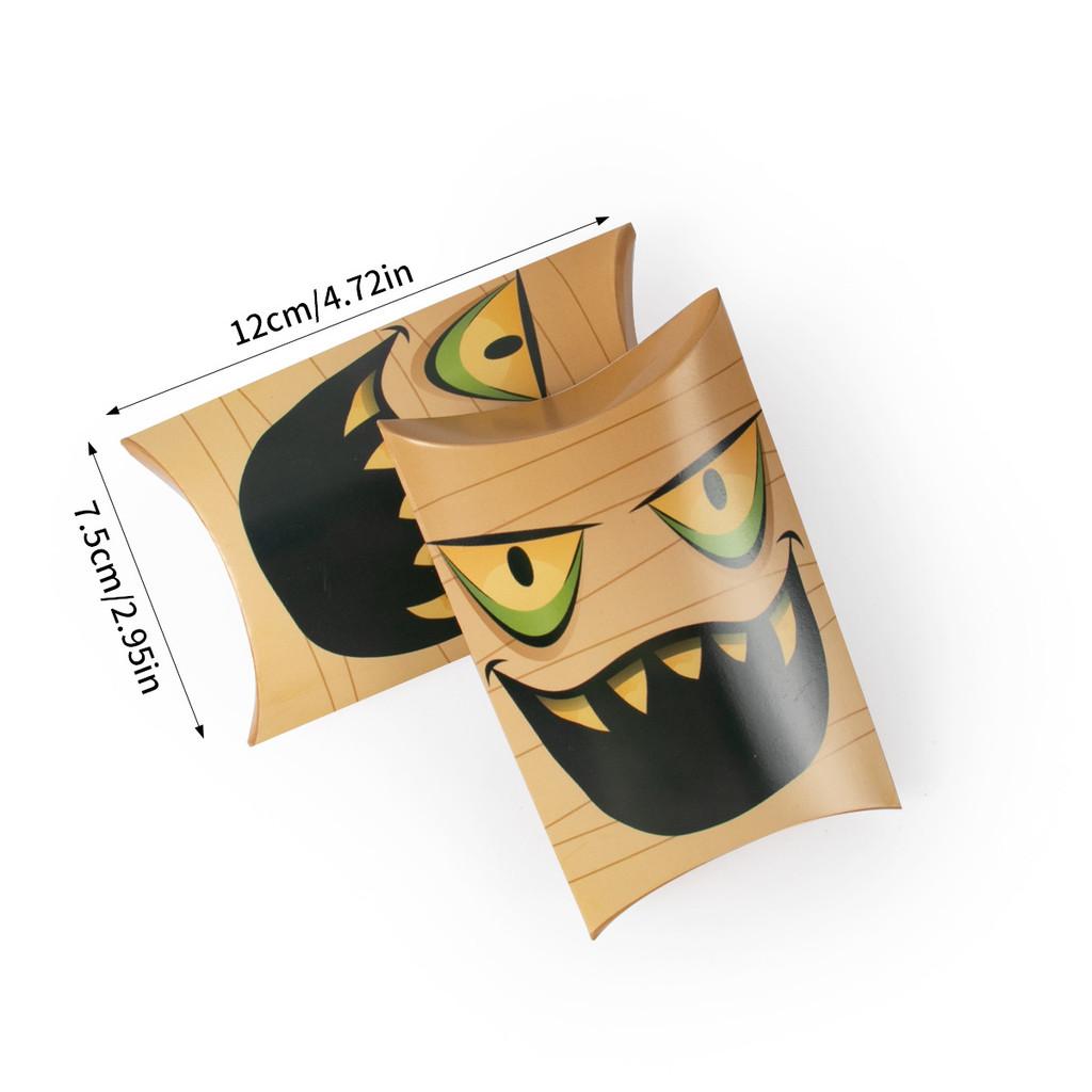 Halloween Cartoon Candy Pillow Box With Creative Packaging For Party Decor