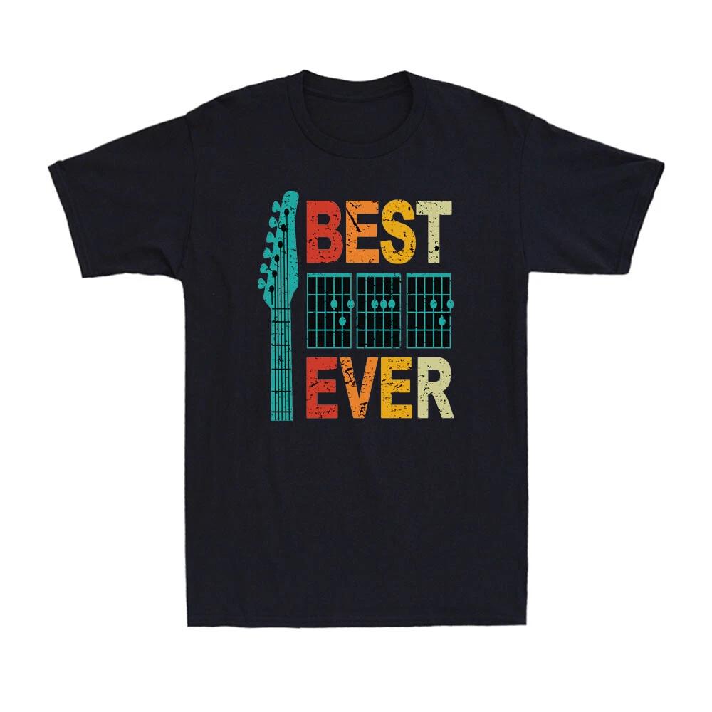 Best Guitar Dad Ever Chords Best Dad Guitar Shirt Guitar Dad Men s T-Shirt S