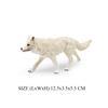 Realistische Wilde Dieren Arctische Wolf Buidelwolf Gorgonops Manenwolf Model Actiefiguren Jungle Bos Dier Speelgoed voor Kinderen