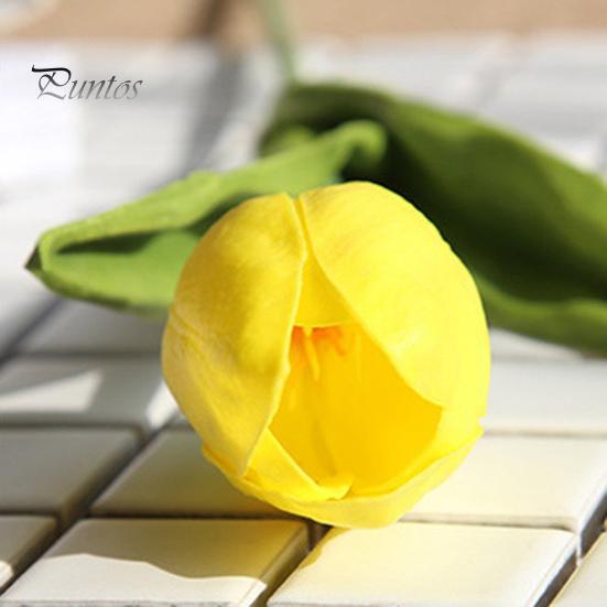 Tulipán artificial realista, reutilizable, colorido, flor falsa, para bodas, fiestas, interiores, hogar, oficina, mesa, centro de mesa, decoración con flores artificiales