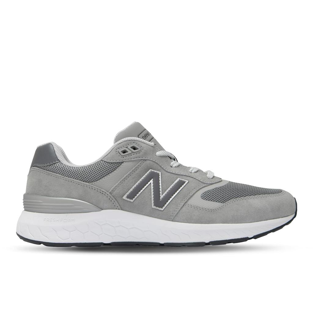New Balance MW880 v6 Fresh Foam Walking CG6 2E Shoes, Wide, Men's, (GRAY), 28.5 cm,
