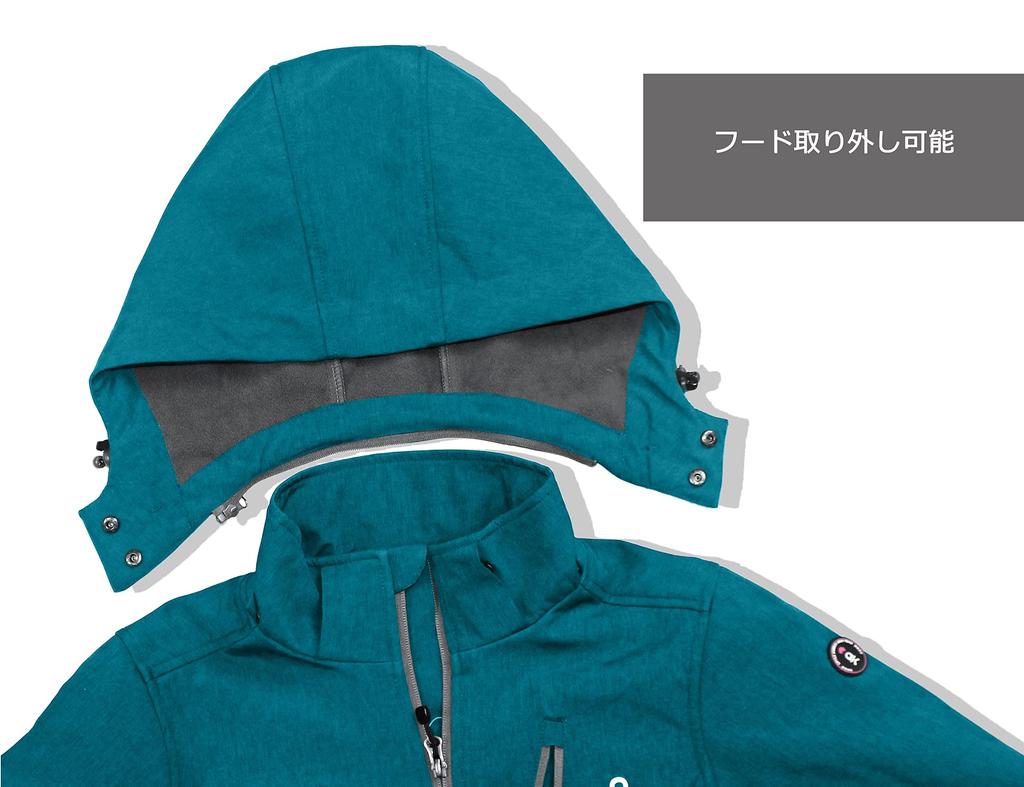 Donkey Ski Outdoor Cold Weather Fleece Removable Deep Lake XS [Little Andy] Women's Jacket, Jacket, Climbing, Hiking, Hoodie, Clothing, Lining, Hood,