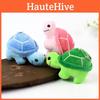 Adorable Plush Turtle Toy Stuffed Animal Soft Short Plush Green Pink Blue 10cm