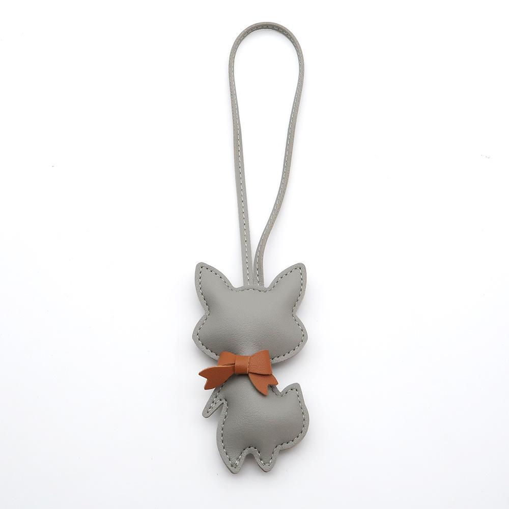 Cute Cartoon Fox Bag Pendant Couple Luggage Accessories Fashion Keychain Charm Car Accessory