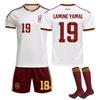 2026 World Cup Spain Away Jersey No. 19 Yamal 17 Williams 20 Pedri Football Jersey Set