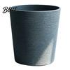 Small Large Succulent Pot Tall Resin Planter Thickened Faux Stone Plant with Embossed Modern Indoor Outdoor Flower Texture Decorative for