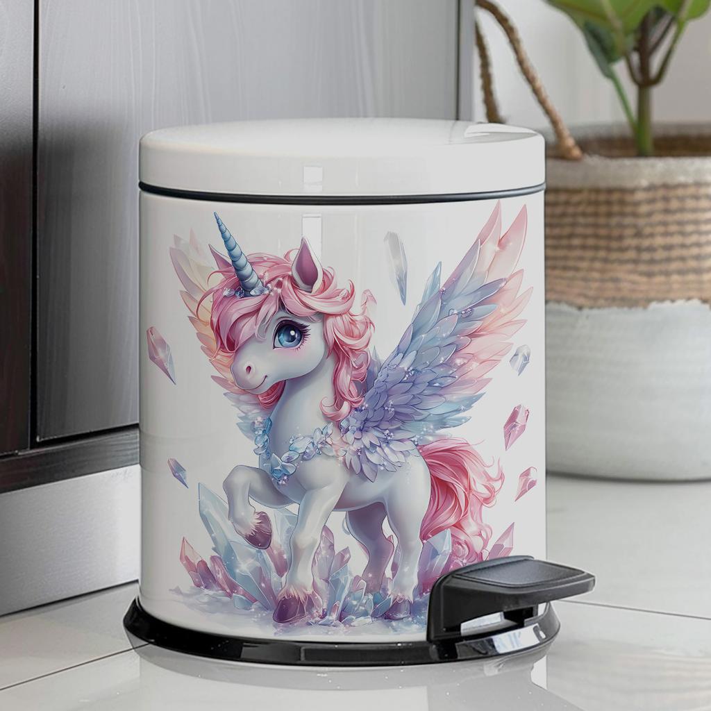 Rainbow Unicorn Wall Stickers, Magical Removable Self-Adhesive Decals for Kids Room & Living Room Decor