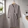 Soft Quick-Dry Long Bathrobe/Bath Skirt for Men & Women - Autumn/Winter Wear