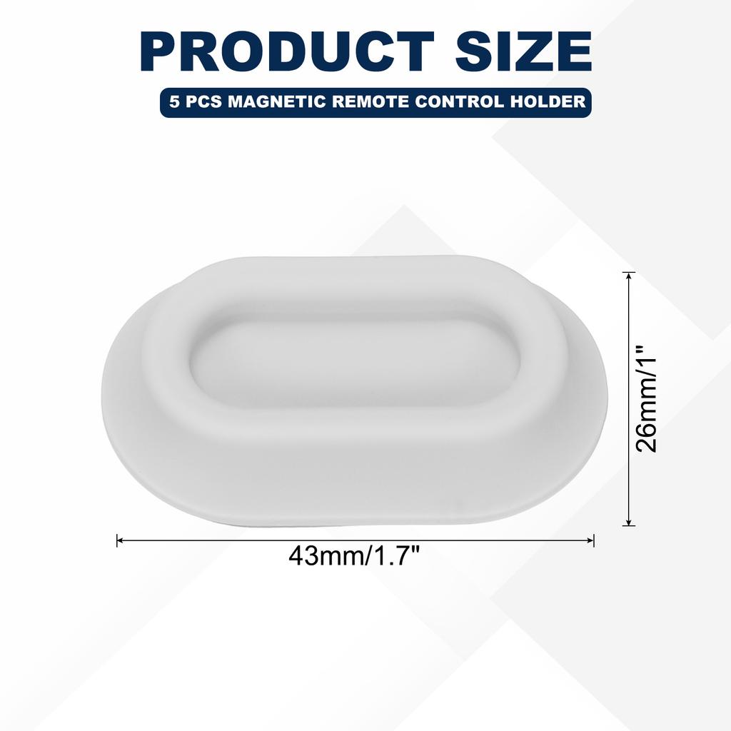 2/5pcs Magnetic Remote Control Holder Wall Mount Silicone Remote Control Organizer Strong for tv Remote Control Air Conditioning