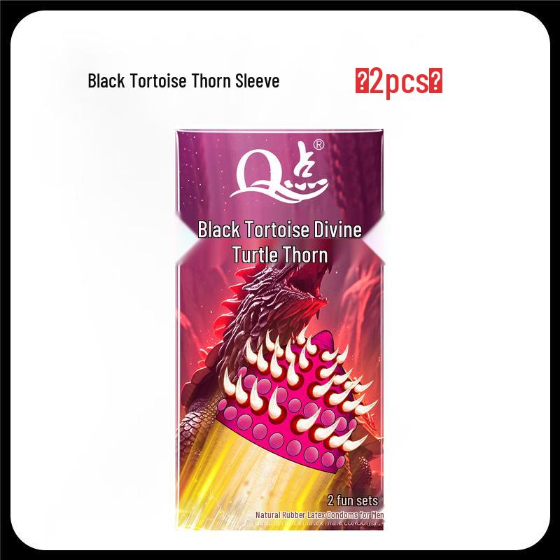 Q-point Hyaluronic Acid 001 Large Particle Delay Condoms - Long-lasting Contraceptives for Adults