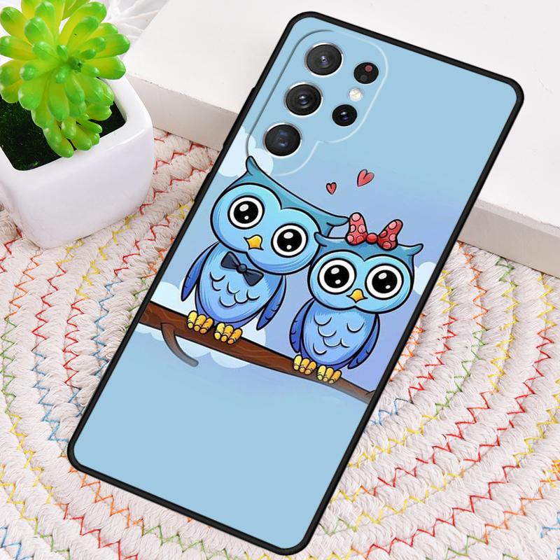 Harris Cute Owl Silicone Phone Case For Samsung Galaxy Note 10 Pro S26 S25 S24 S23 S22 S21 Plus S25Ultra Capa Cover