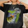 Vintage Retro Caterpillar Moon Shirt, Celestial Aesthetic Insect Tee, Wildlife Nature Graphic Top, Boho Animal Moon Phase Goth Apparel Gift