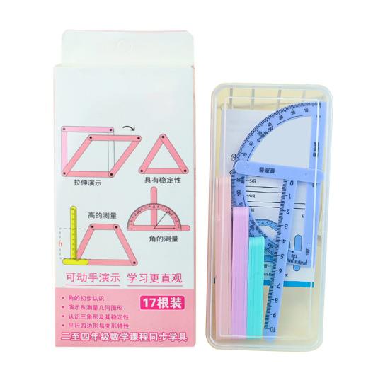 Magnetisches Polygon-Bausatz Winkelmesswerkzeug Mathe-Lehrmittel für die Grundschule Zeigt Winkel Fläche Umfang Interaktiv