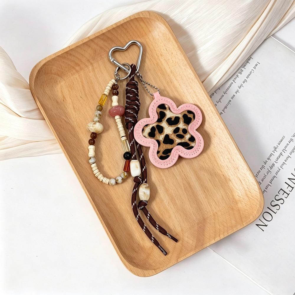 Flower Design Backpack Pendant Braided Rope Braided Rope Keychain Bag Pendant  For Handbag Decor 8