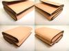 Authentic FENDI ROMA Light Pink Leather Trifold Wallet Compact Wallet #a138  Refurbished