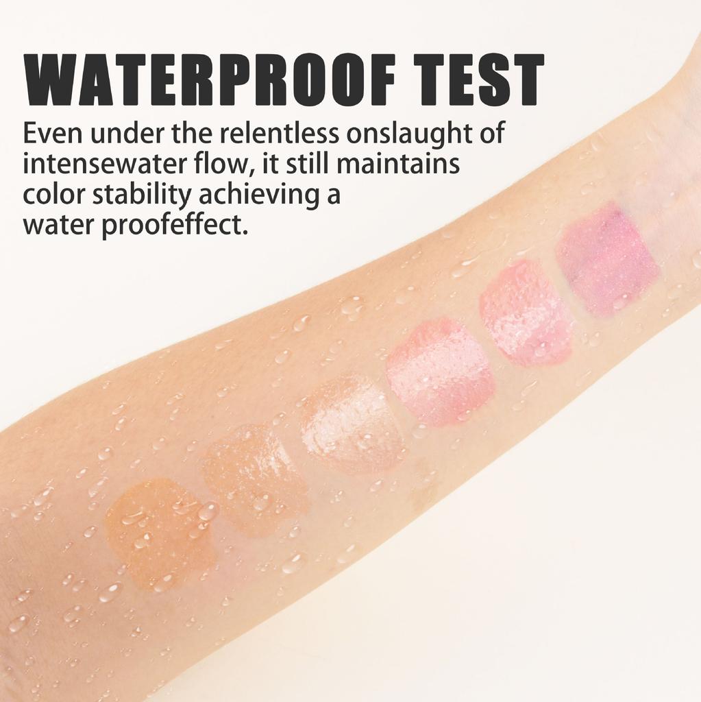Perlmuttfarbener Farbwechselnder Lipgloss, Natürlicher Glanzeffekt, Langanhaltend Feuchtigkeitsspendend und Hydrierend Lippen aufpolsternd Spiegel-Lipgloss