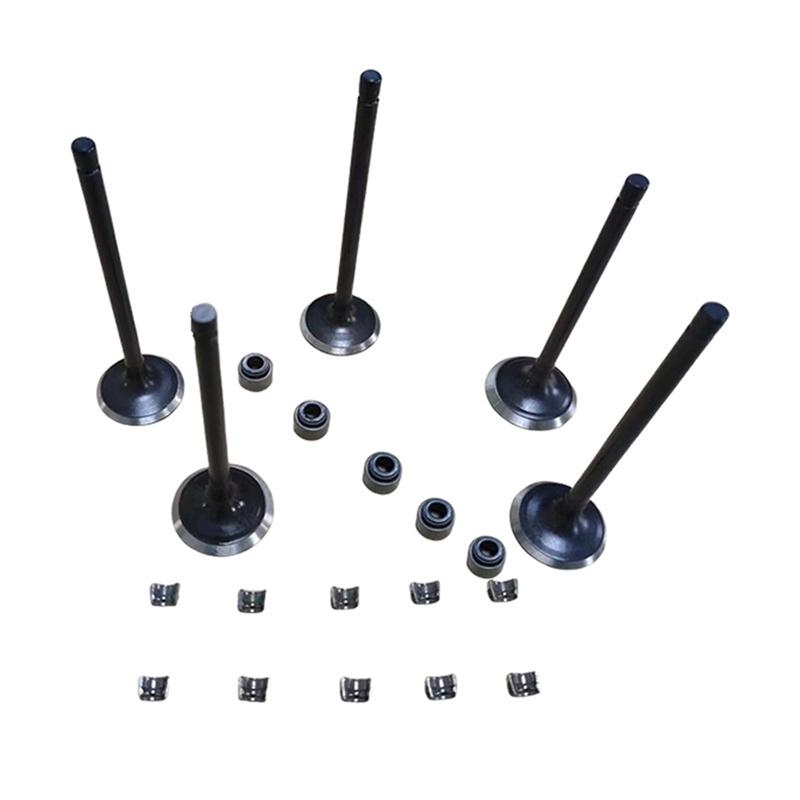 NEW-Motorcycle Exhaust Valves Inlet Intake Stem Kit For 660 YFM660 YFM660F 4X4 2002-2008 Motorcycle Engine Parts
