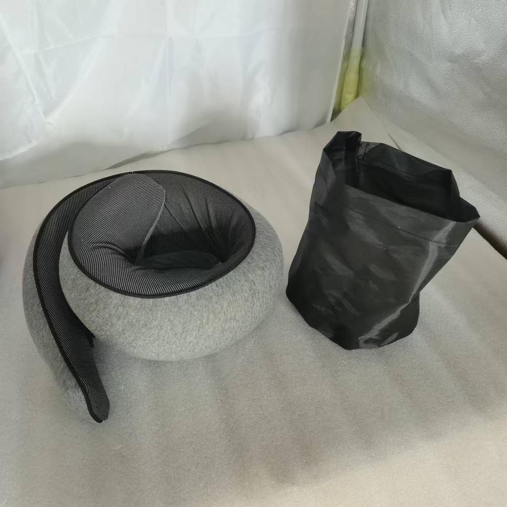 Μαξιλάρι λαιμού Memory Foam Αυχενικός σπόνδυλος Ταξίδι Φορητό μεσημεριανό διάλειμμα Αεροσκάφος U Τύπος μαξιλαριού Μαξιλάρι ύπνου Κάμπινγκ Τσάντα μεταφοράς