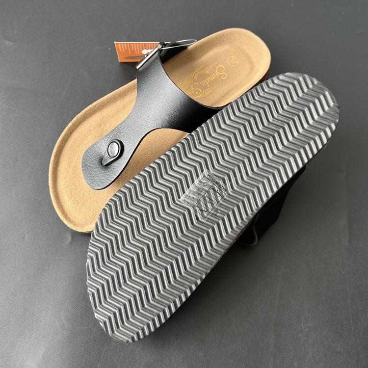 Women's Summer 2025 Cork Sandals - Versatile Casual Beach Flip-Flops, Clip-Toe, Plus Size Slippers.