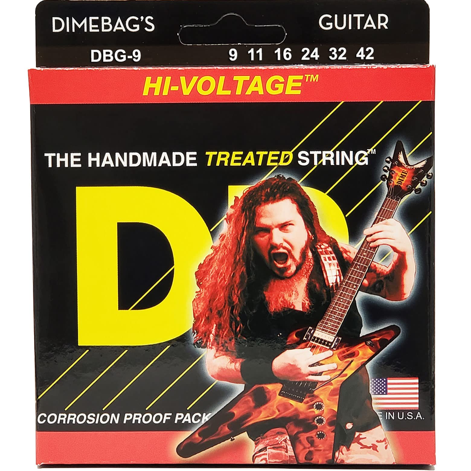 

Струны для электрогитары DR Strings DIMEBAG DARRELL Никель .009-.042 DBG-9 []