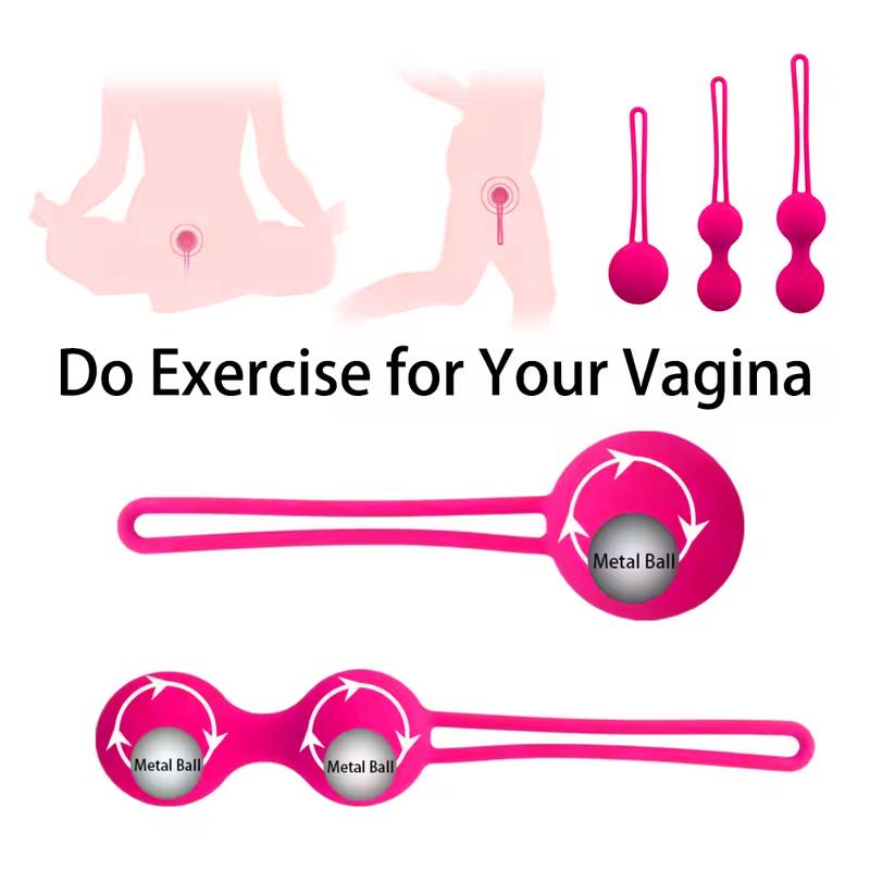Beads Vaginal Ball Sex Toys For Women Silicone Smart Geisha Kegel Ball Simulator Vagina Chinese Ben Wa Ball Tightening Exerciser
