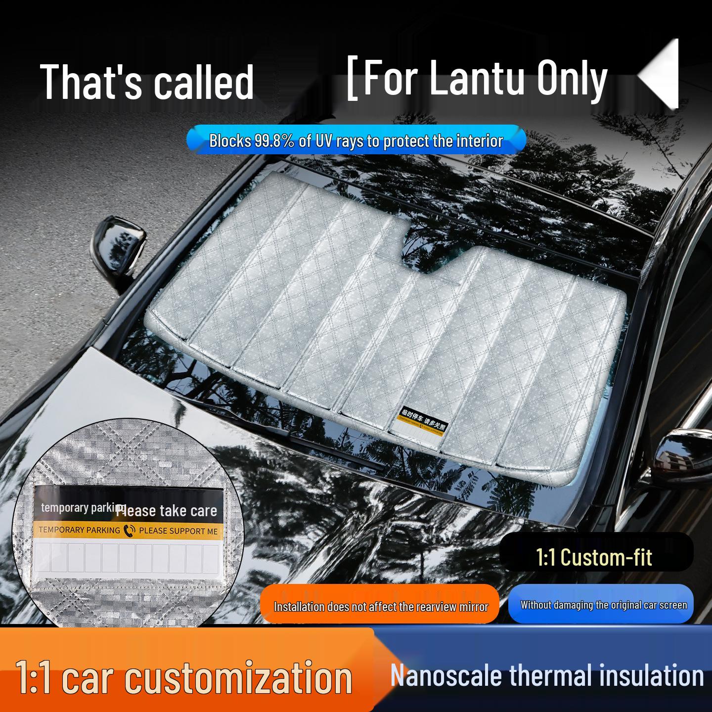 Graphene Multi-Layer Sunshade for Voyah Front Windshields soulmate