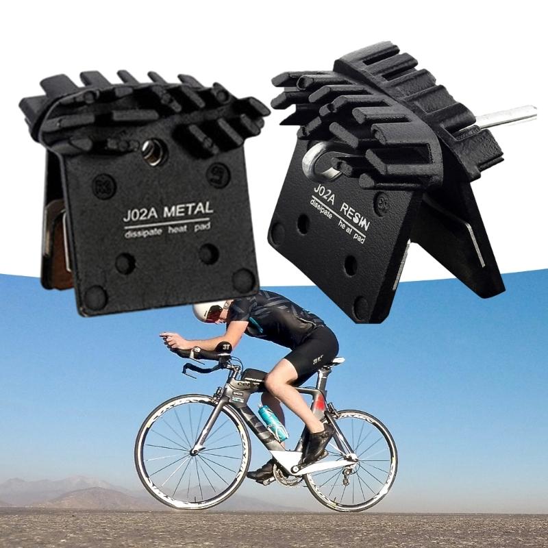 1set Efficient Cooling Brake Pads for Mountain Bikes Long lasting Brake Shoe Pads Block Optimize Your Cycling Experience