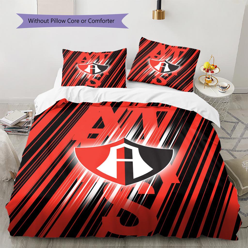 Atlas FC Pattern Bedding Set Quilt Cover Pillowcase Home Decor Gift (1 * duvet cover + 2 * pillowcase, without core)