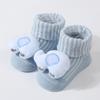 Niedliche Panda-Stricksocken für Kleinkinder, für alle vier Jahreszeiten, tragbar für Neugeborene, atmungsaktive, rutschfeste Kleinkindersocken