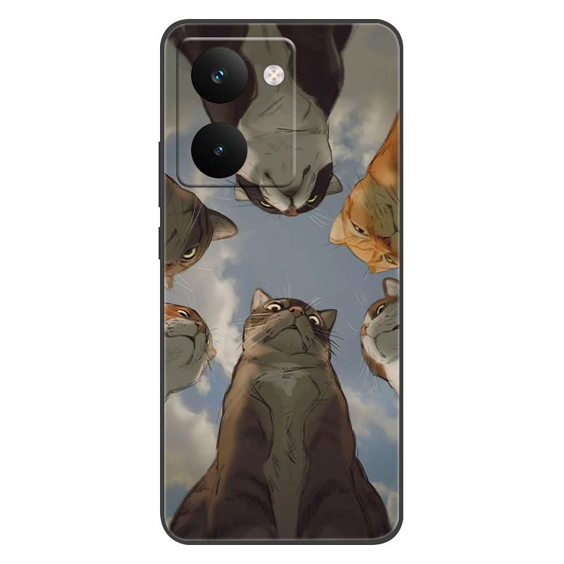 For Oppo Realme P3 Ultra 5G Case Ultra-light Texture Silicone Soft Shell Brand New Style Cool Scenery Cute Little Animals Case