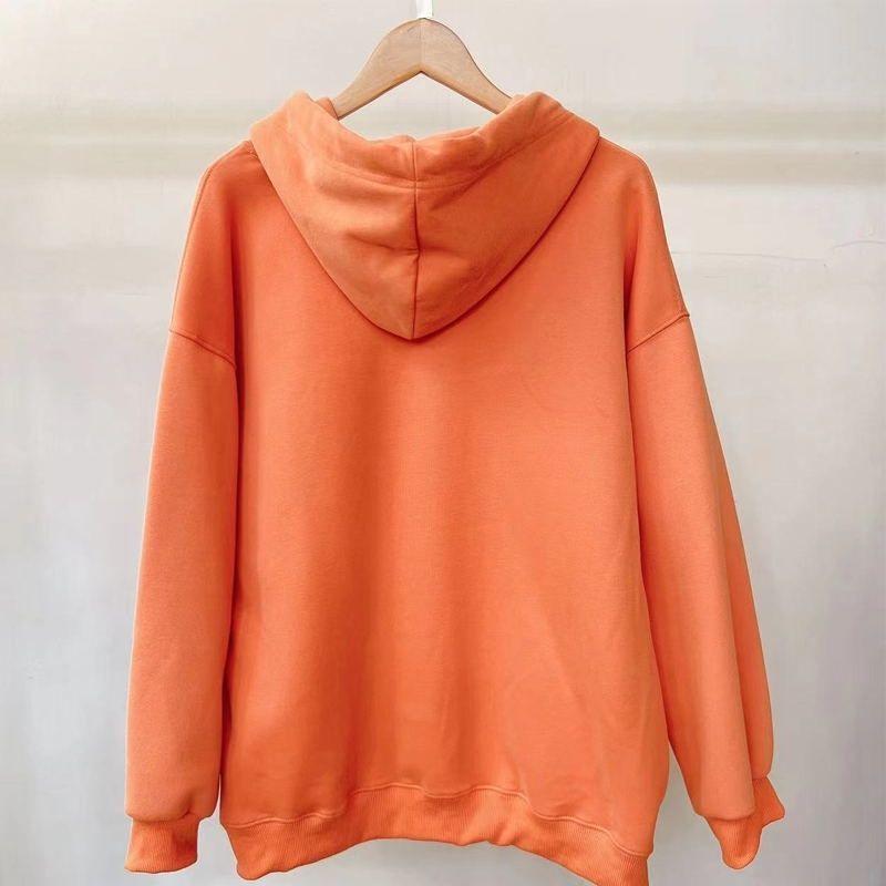 2023 Autumn/Winter Women's Slimming Printed Hooded Fleece Sweatshirt