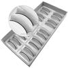10Pair 8mm 3D Training Lashes Beginner False Eyelash Extension Practice Synthetic Hair Natural Long Handmade Full Strip