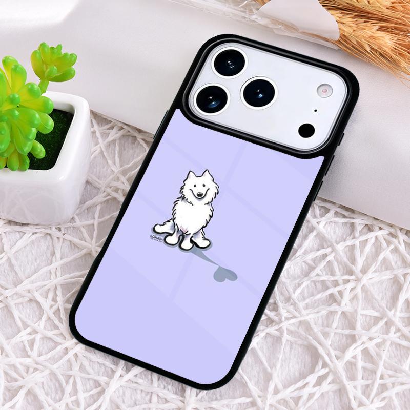 Samoyed Puppy Shockproof Phone Case for iPhone 17 Air 16e 15 11 12 14 13 Pro Max Cover Coque