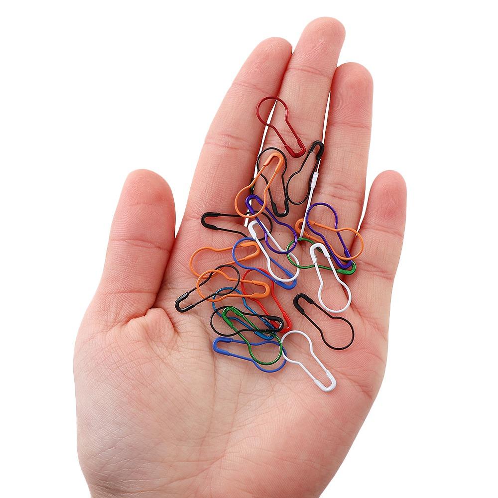 100-600Pcs Metal Gourd Safety Pins Bulb Guard Calabash Quilting Sewing Markers Pin Bead Needles for DIY Craft Home Accessories