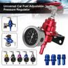 Car Fuel Pressure Regulator Adjustment Accessories Vehicle Refitting Fuel Supercharger Gauge Oil Pressure Regulator Gauge Kit