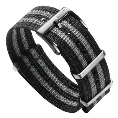 Pulseira de Relógio de Nylon Militar WatchGecko Ridge Estilosa e Durável Bond 22mm - -