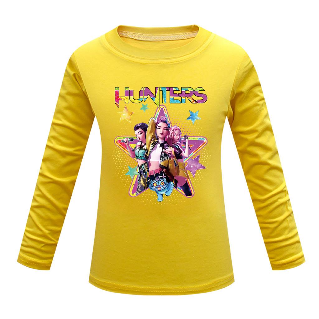 Kids Girls Anime Cartoon K-POP Printed Casual Long Sleeves T-Shirt Top