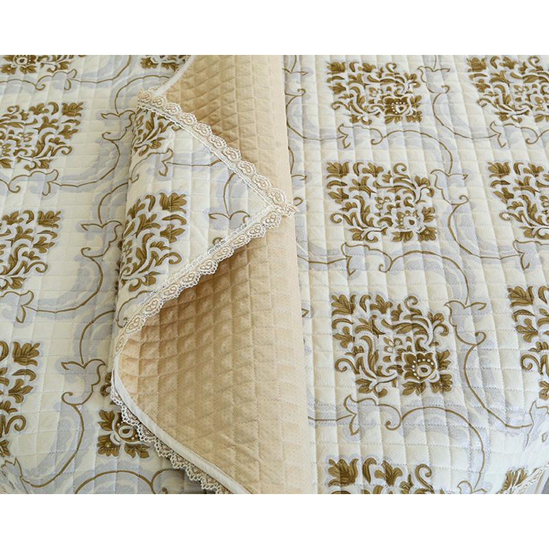 1Pcs Polyester Cotton Sofa Cover Towel European Embroidery Lacework Non-slip Sofa Slipcover Seat Couch Cover for Living Room