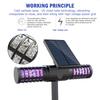 Mosquito Killer UV LED Lamp IP65 Waterproof Insect Trap Light Solar USB Charging Mosquito Ant Fly