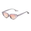 Vintage Fashion Cat Eye Sunglasses Women Men  Luxury Designer Retro Rivet Cute Pink Lens Cateye Sun Glasses Large Shades S2686