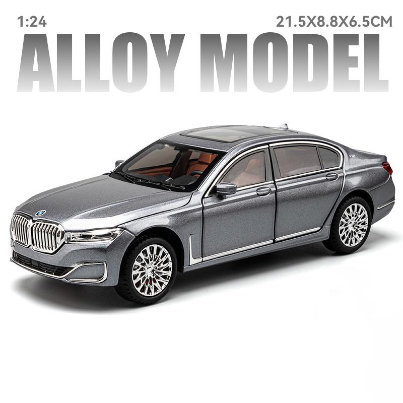 1:24 BMW 760LI 530LI I5M60 Miniature Diecast Toy Car Vehicle Model Home Decoration & Collectibles Hobby Display Ornament Holiday
