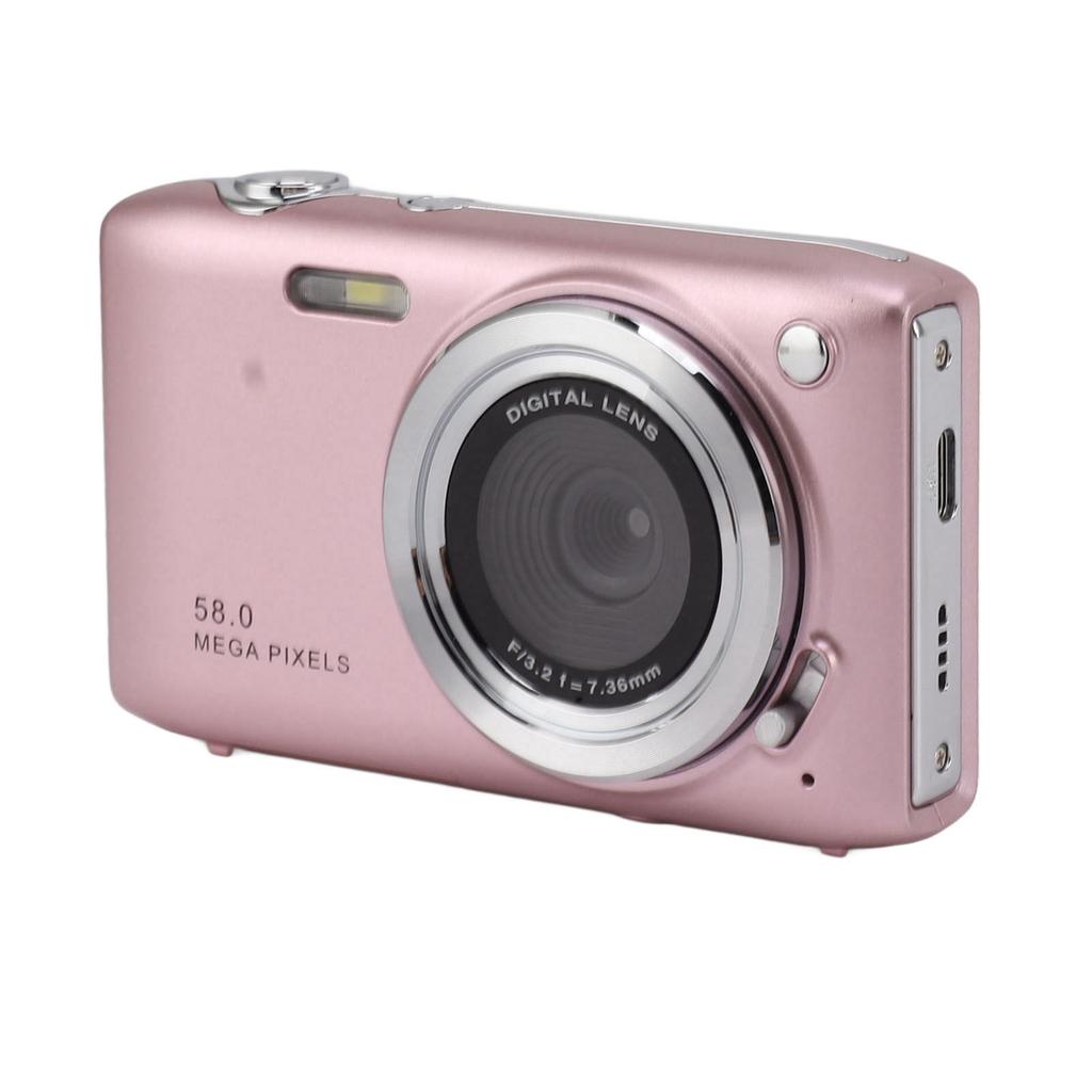 4K Digital Camera for Teens 58MP HD 2.88 Inch IPS Screen 16X Zoom Autofocus Pocket Compact Camera