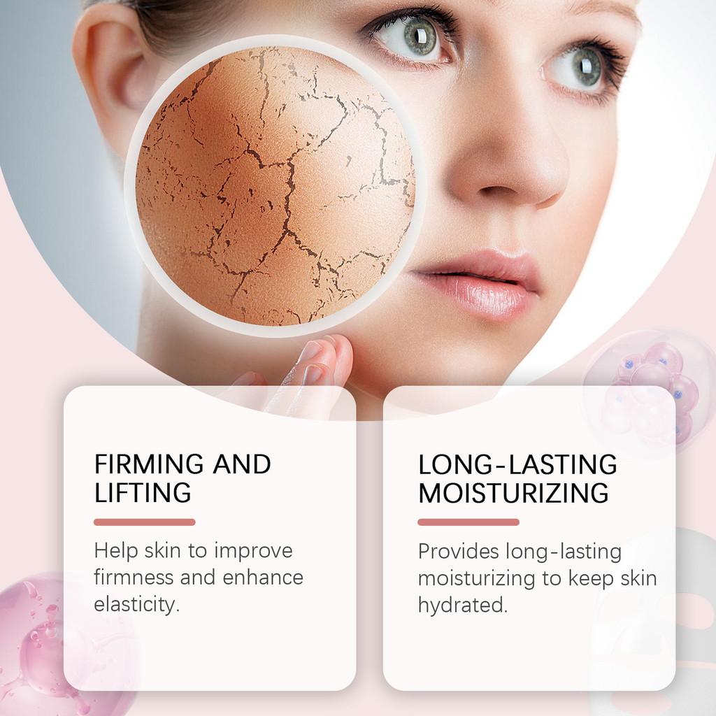 Jaysuing Collagen Firming Mask For Enhanced Skin Elasticity Reduces Fine Lines And Wrinkles