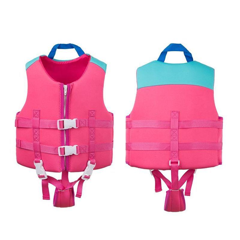 Kid's Non-Inflatable Buoyancy Vest - Beginner Anti-Drowning Swim and Wading Jacket