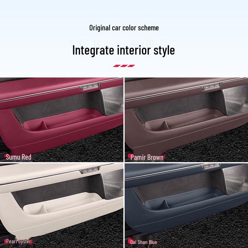 NIO ES8 Car Door Storage Box: Silicone Protection & Interior Decoration Set for 26 Models