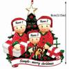 Resin Christmas Ornament DIY Xmas Hanging Charm Cute Tree Pendant  Christmas Tree