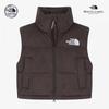 The North Face Women Suede Nuptse Vest White Label Brw