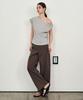 Laneonkyulleoseu Denim-Like Wide Pants_Brown